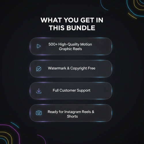 500+ Motion Graphic Reel Bundle